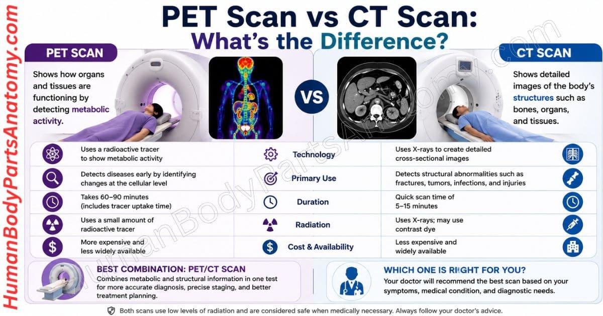 PET Scan vs CT Scan